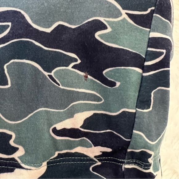 Old Navy Pajama Shirt Blue Camo Wave - Picture 8 of 10